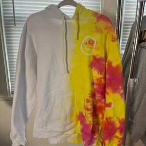 THE HAPPINESS project split dye hoodie